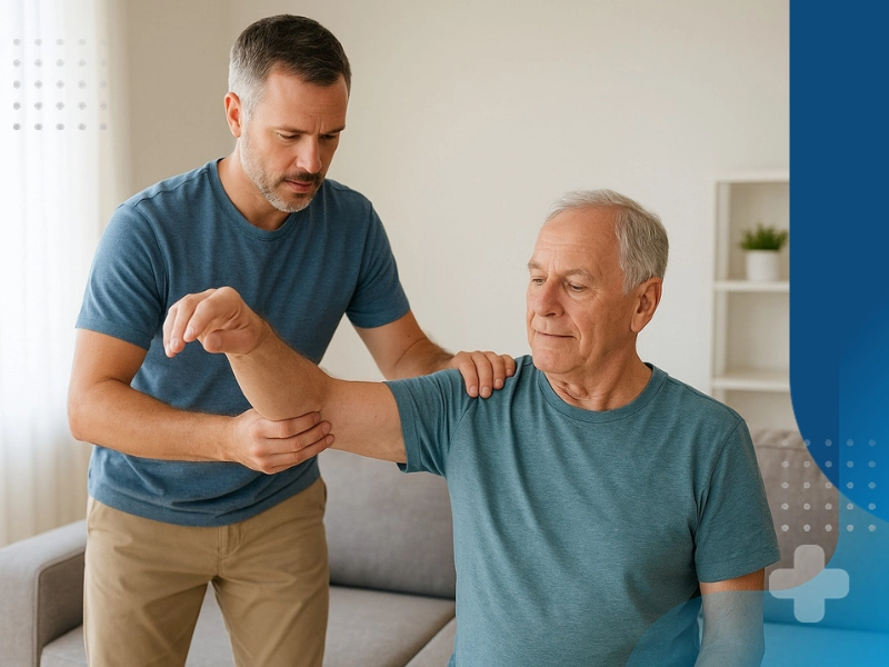 فیزیوتراپیدر منزل برای سالمندان